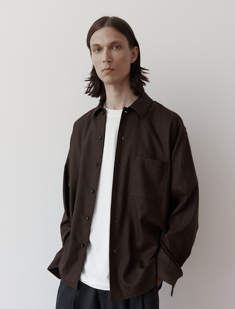 WOOL MANHATTAN SHIRT