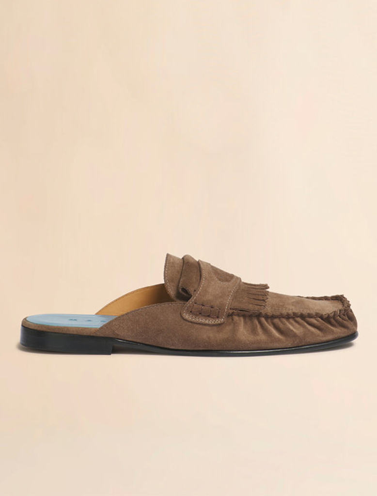 SUEDE SABOT