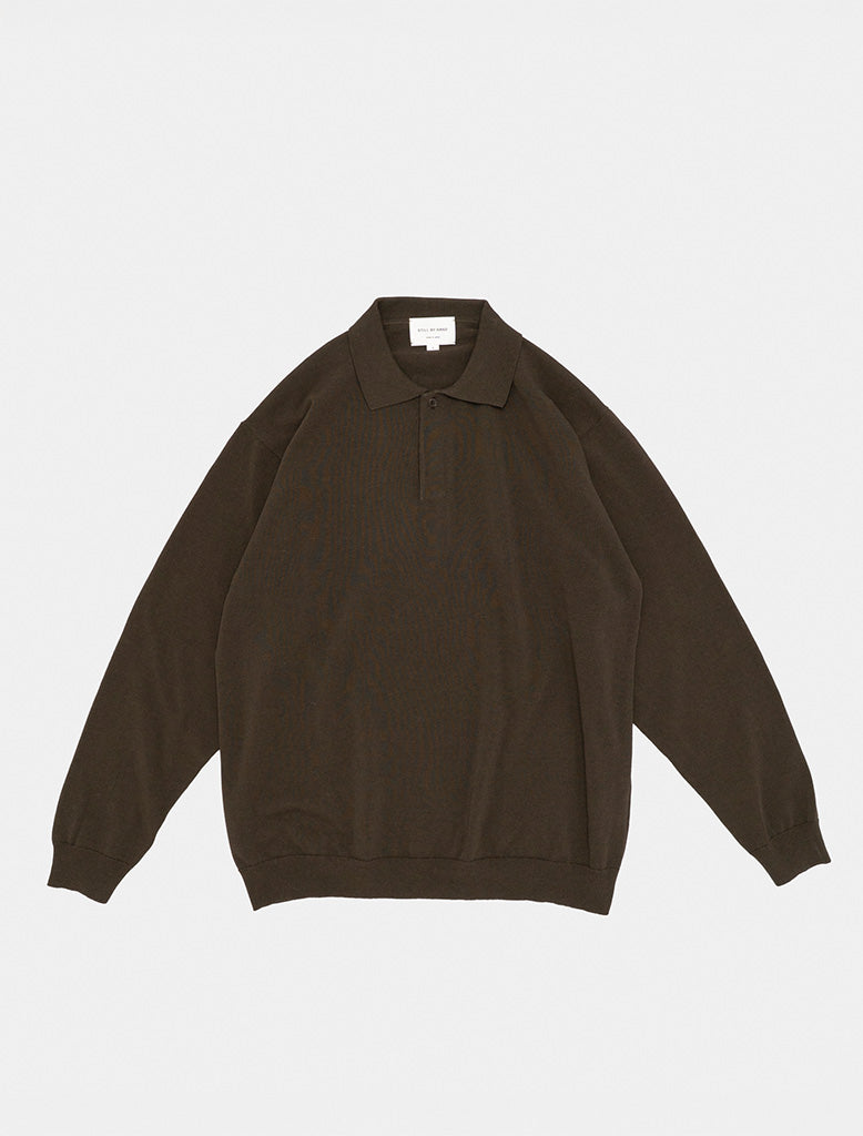 SILK MIX KNITTED POLO