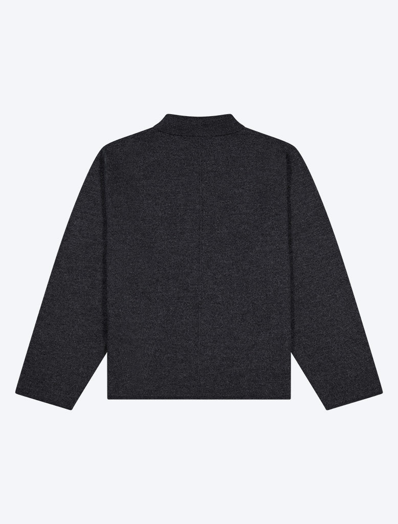 KNITTED BUTTON UP