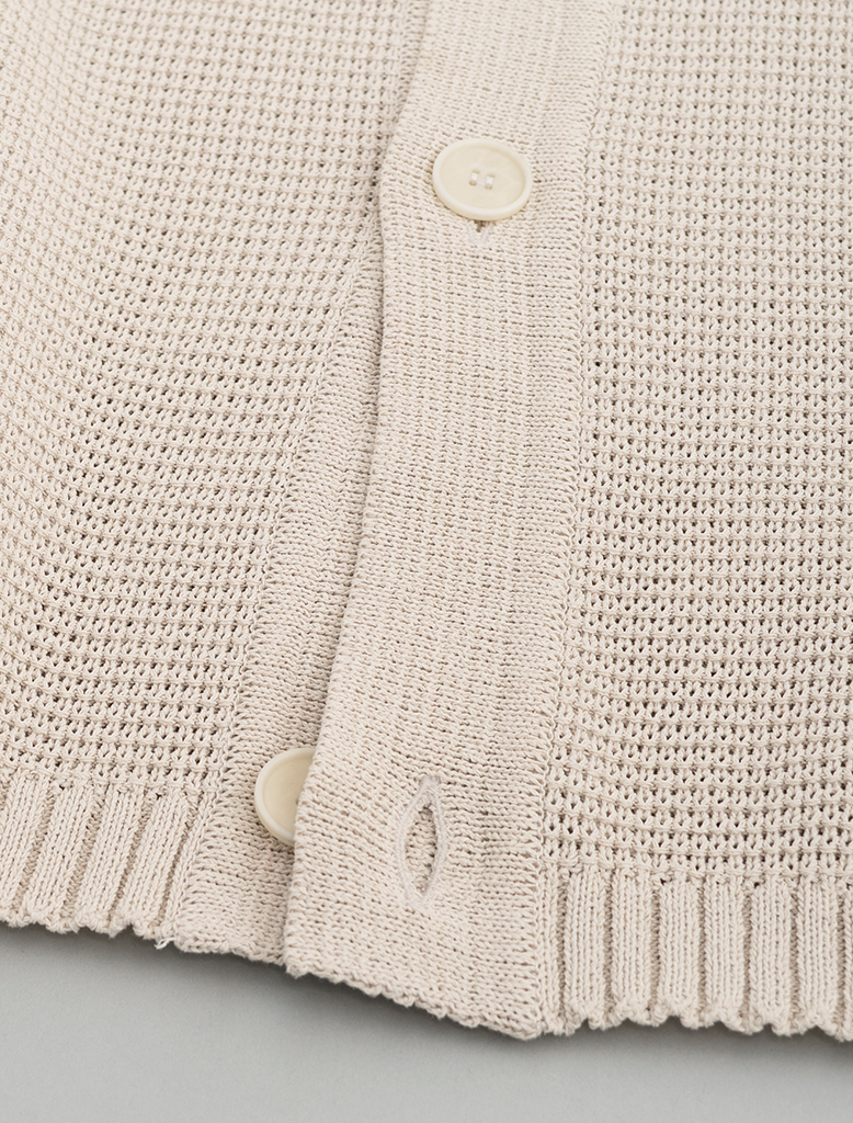 PAPER MIXED KNIT BLOUSON