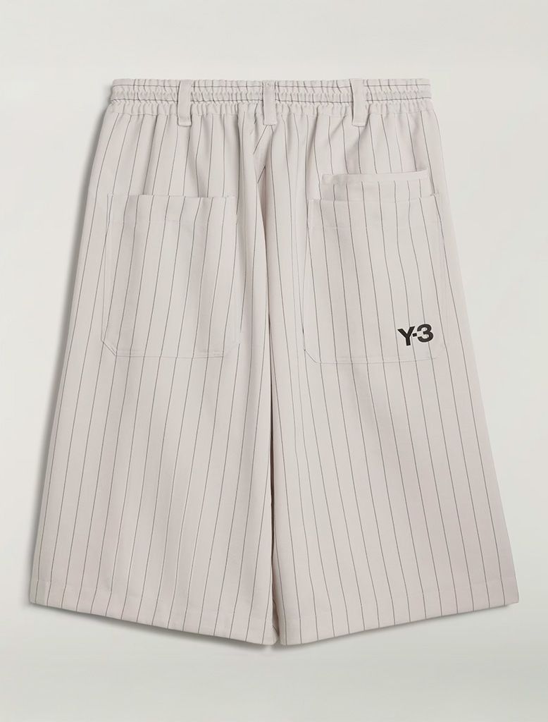 PINSTRIPE UNIFORM SHORTS