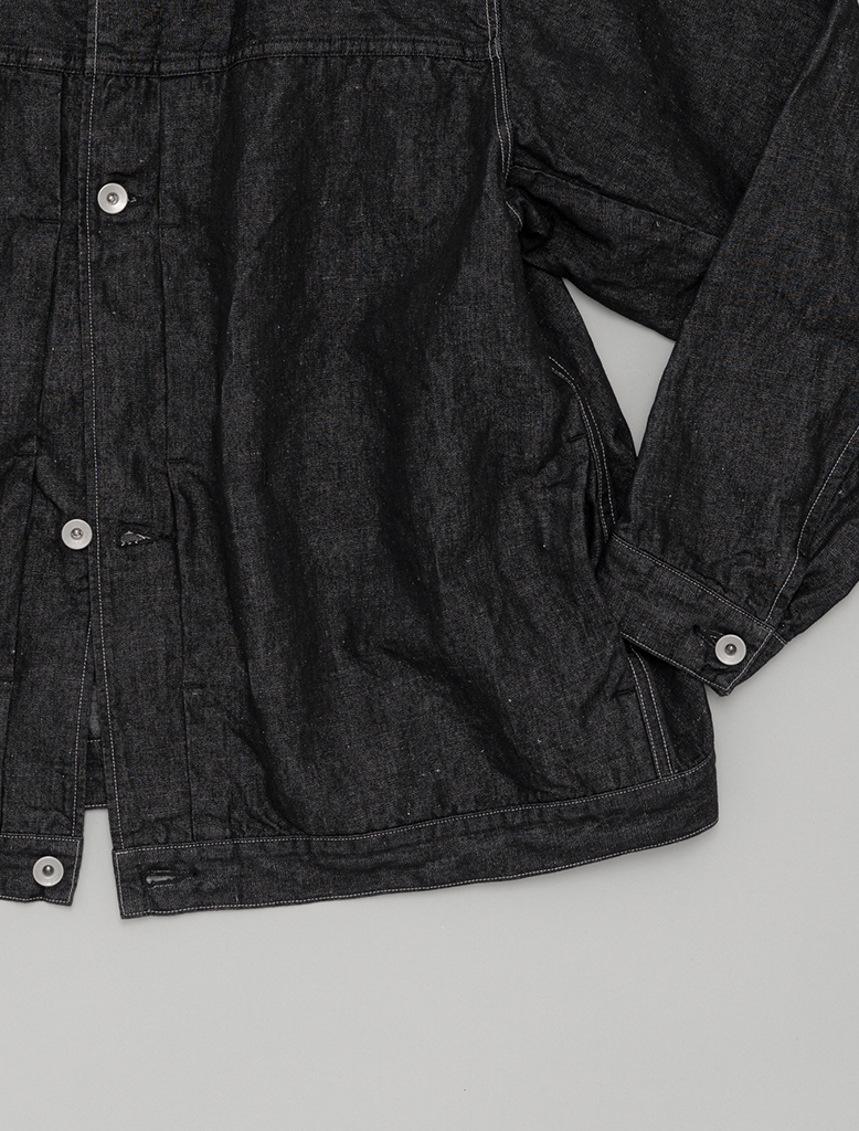 HEMP MIXED DENIM BLOUSON