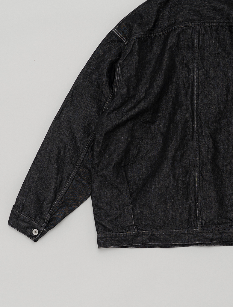 HEMP MIXED DENIM BLOUSON