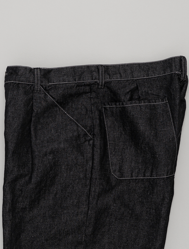 HEMP MIXED DENIM PANTS