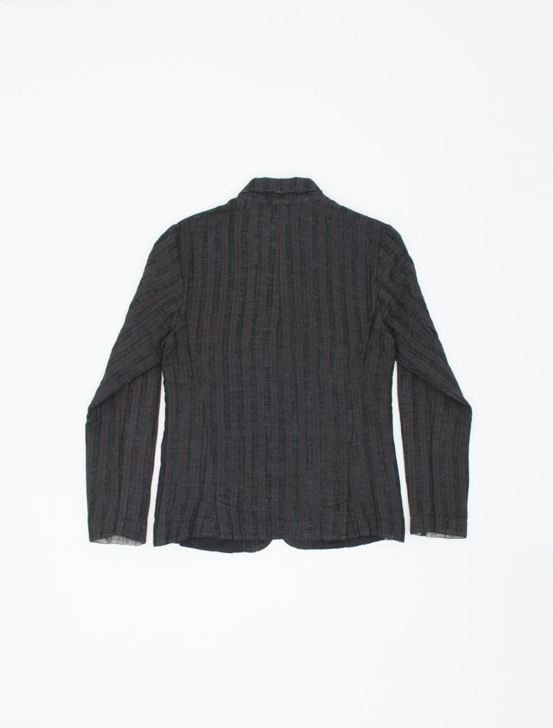 STRIPED COTTON BLAZER